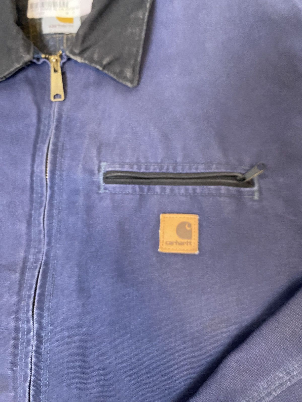 Carhartt Detroit Jacket Carhartt USA size XL J97 DPB blue used Size US XL / EU 56 / 4 - 7 Thumbnail