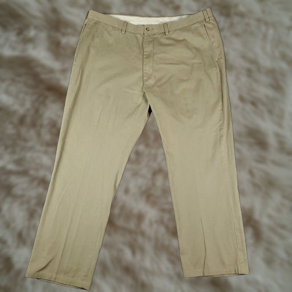 Ralph Lauren Ralph Lauren Chino Pants Mens 42x30 Beige Flat Front Casual Trousers Size US 42 / EU 58 - 1 Thumbnail
