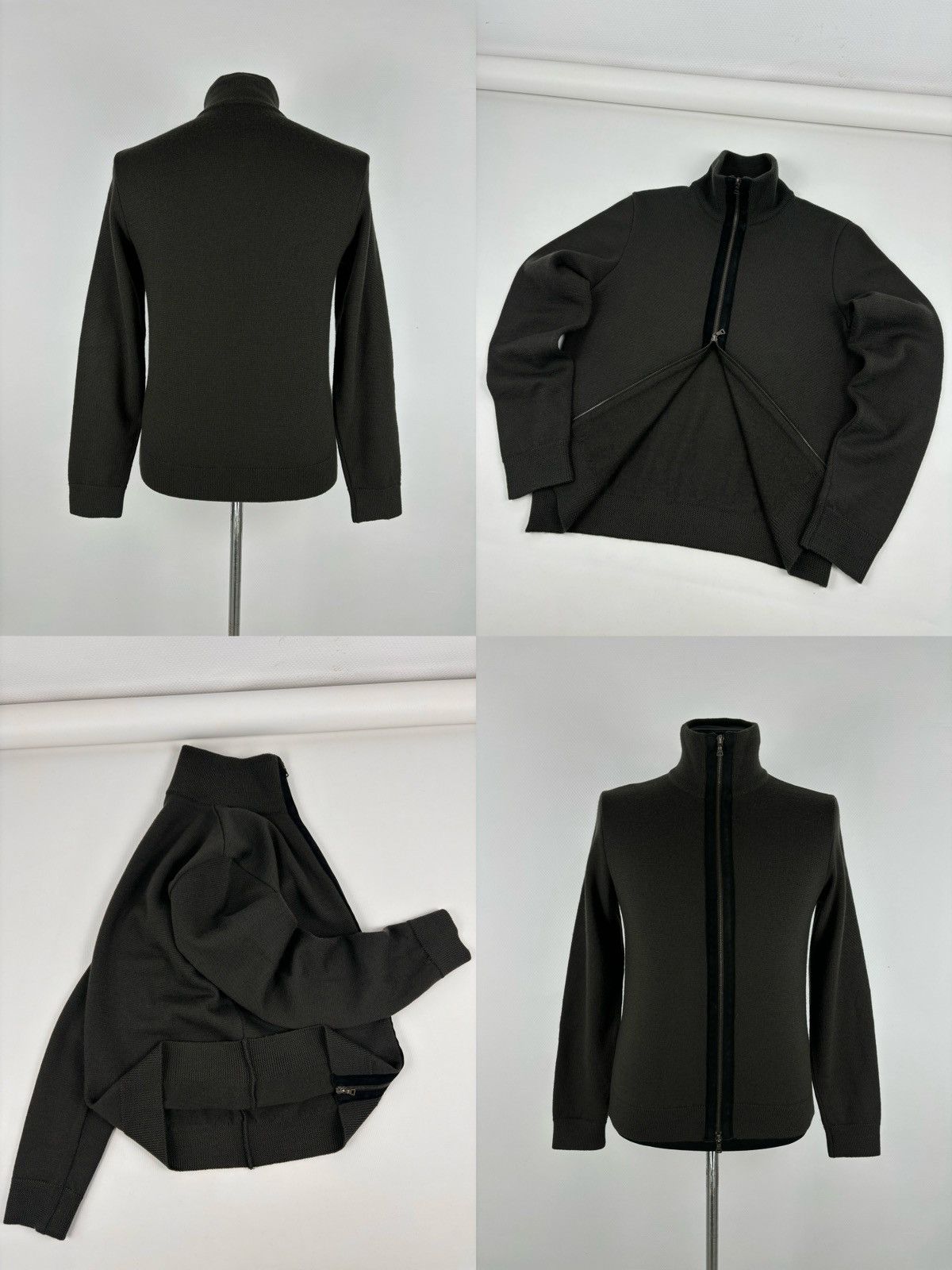 トップス PRADA 90s Archive wool sweat Prada Archive Prada 1/2 Zip Sweater | Grailed