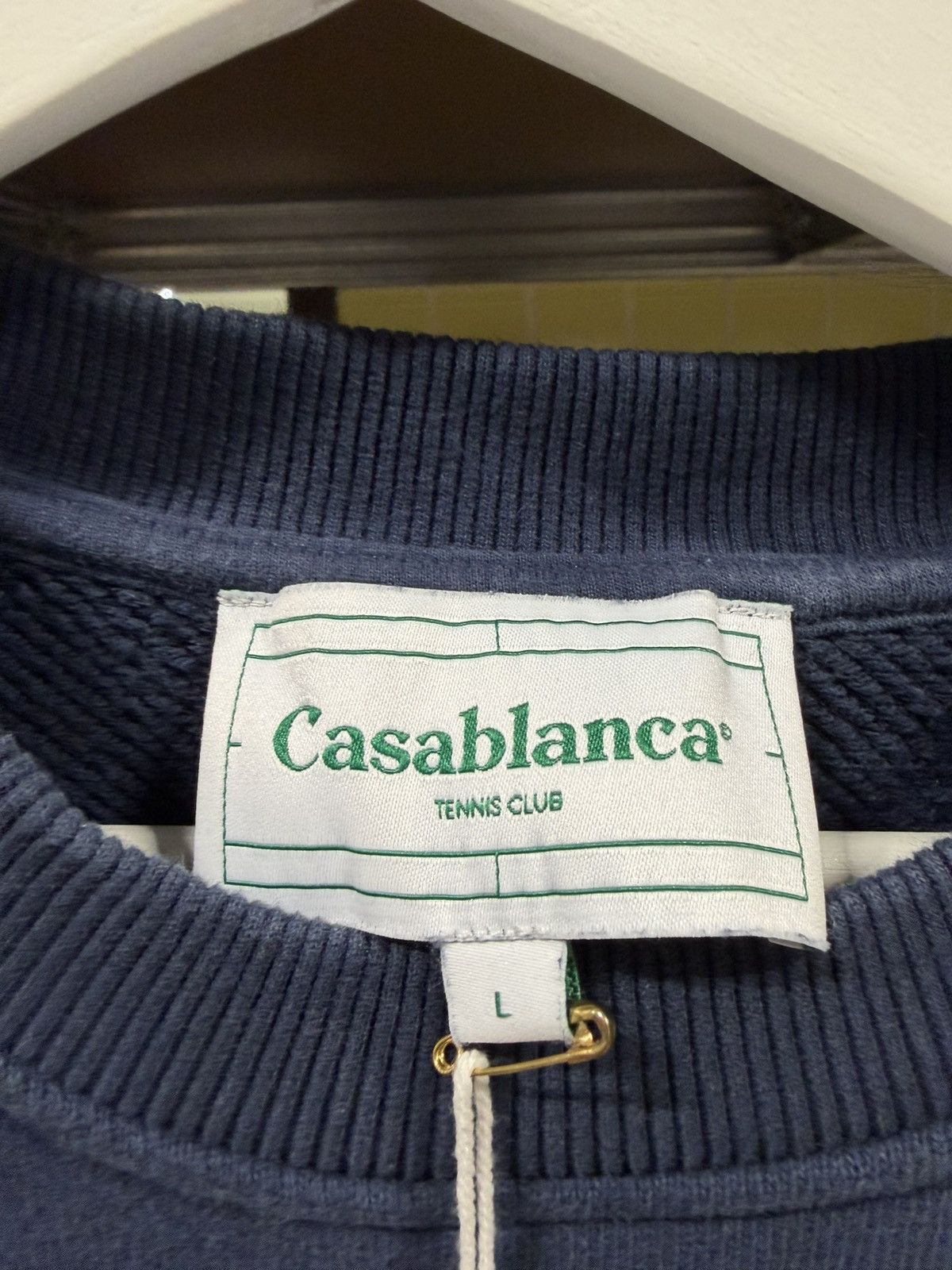 Casablanca Casablanca Logo Embroidery Patch Sweatshirt NEW 700$ Size US L / EU 52-54 / 3 - 5 Thumbnail