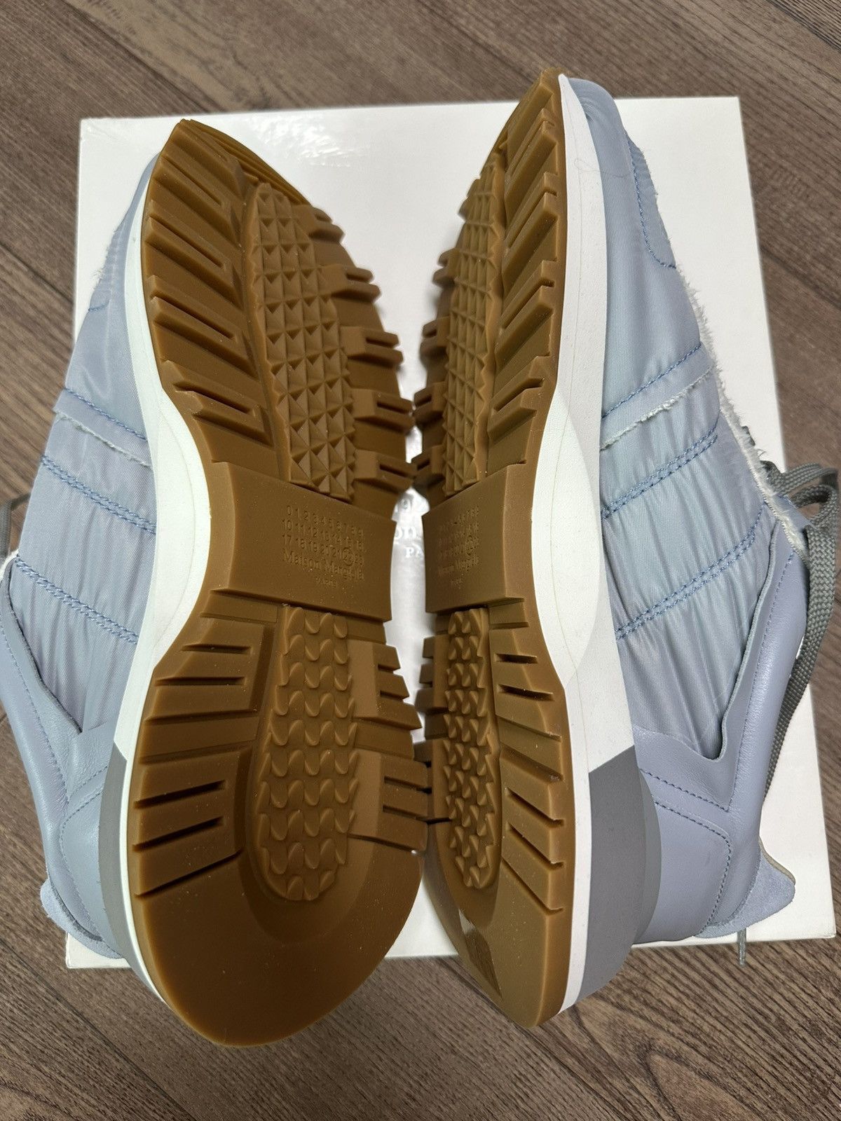 Maison Margiela Maison Margiela Runner Evolution Sneakers Pale Blue Size US 9 / EU 42 - 2 Thumbnail