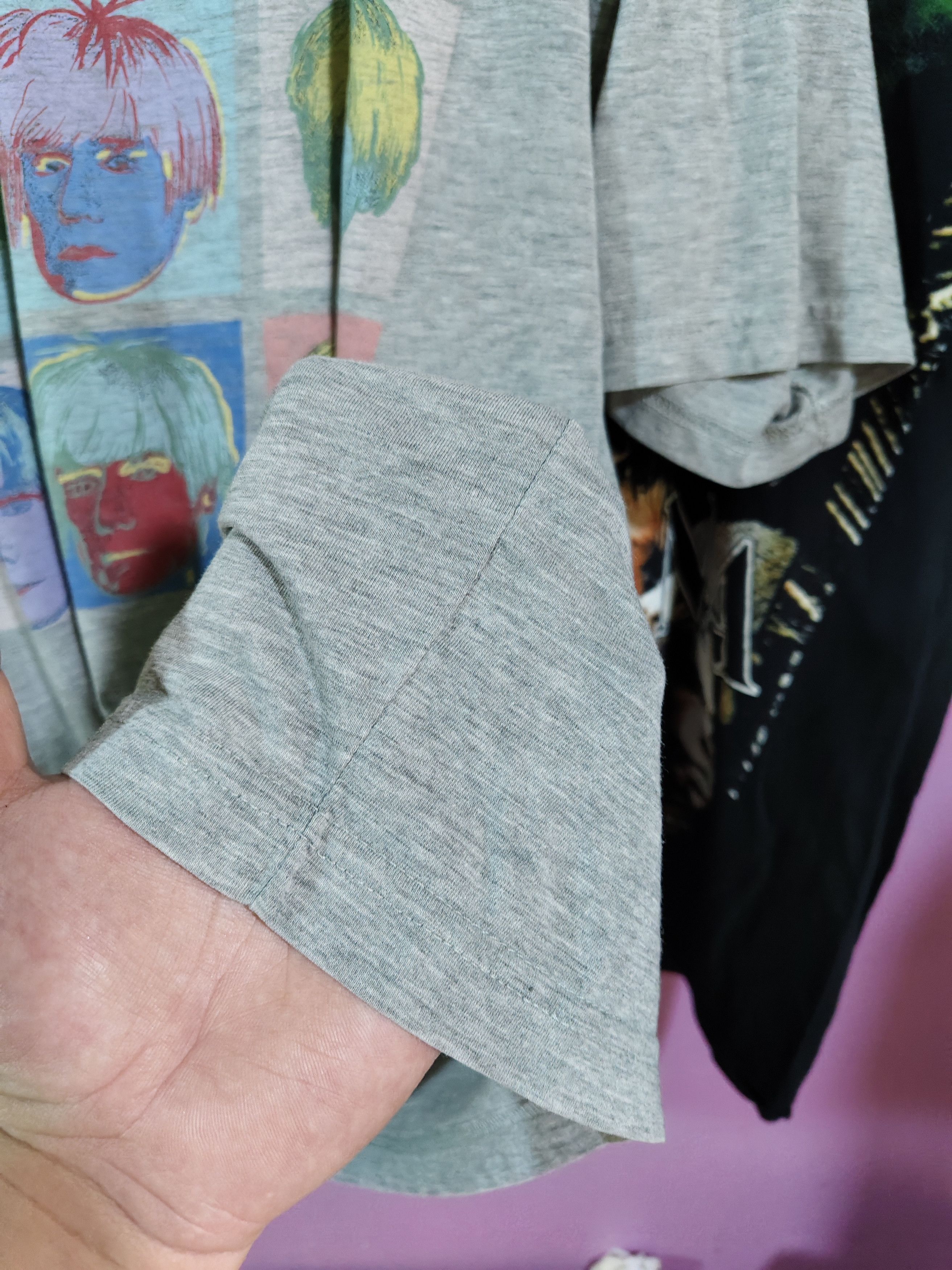 Andy Warhol × Vintage Vintage Andy Warhol t shirt Bootleg 90s Size US XL / EU 56 / 4 - 4 Thumbnail