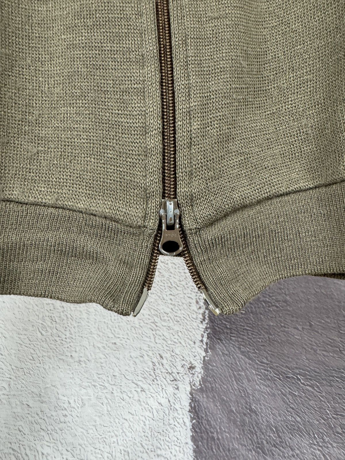 Lacoste Lacoste vintage wool blend striped double zipper sweater Size US XL / EU 56 / 4 - 7 Thumbnail