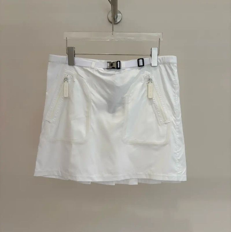 Dior Dior Pleated White Mini Skirt Summer Collection 0089 Size 22" - 1 Thumbnail