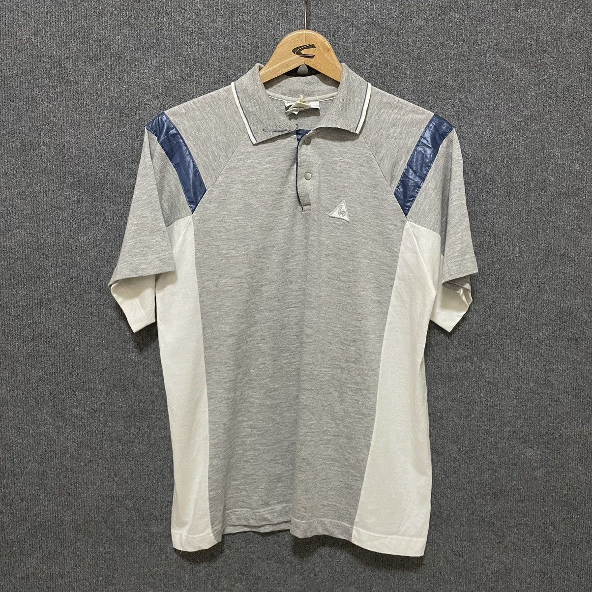 Le Coq Sportif × Vintage Vintage 1990s Le Coq Sportif Polo T Shirt Made in France Size US S / EU 44-46 / 1 - 1 Thumbnail