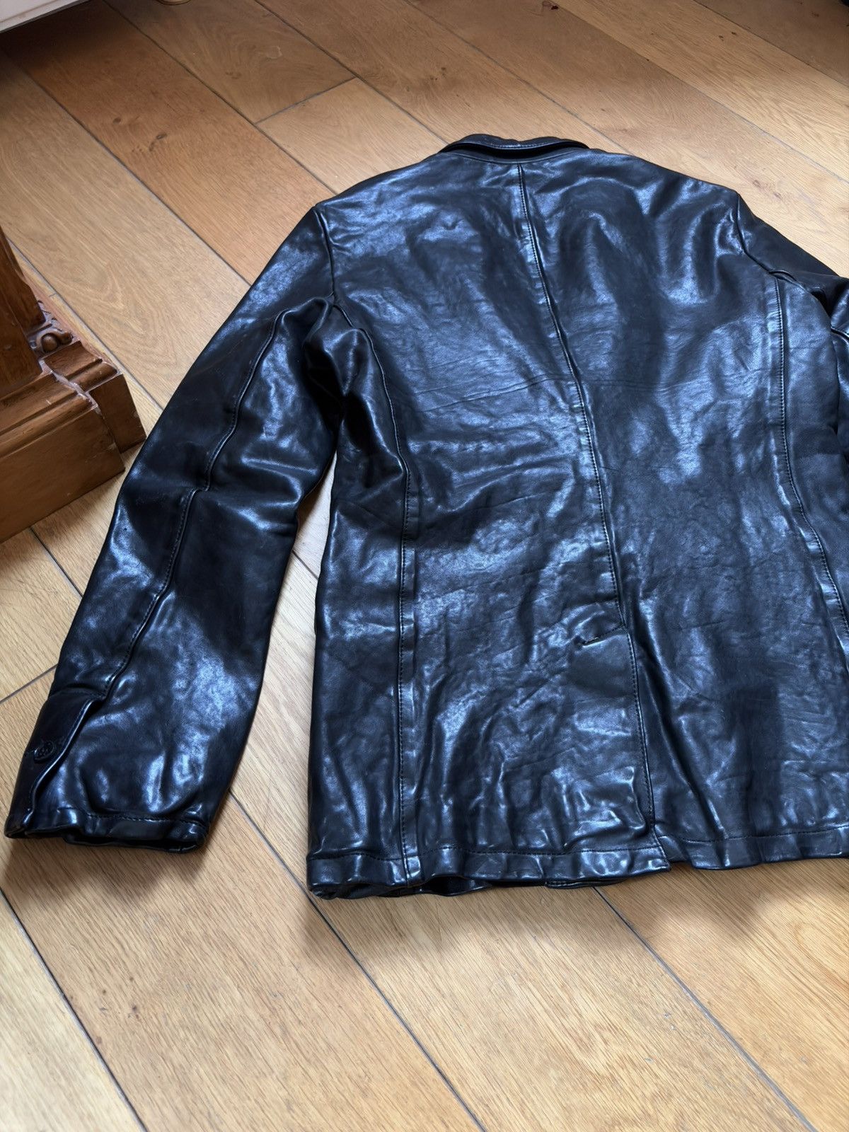 Isamu Katayama Backlash JP XL Italian Double Shoulder Garment Dyed Blazer Size US XL / EU 56 / 4 - 12 Thumbnail