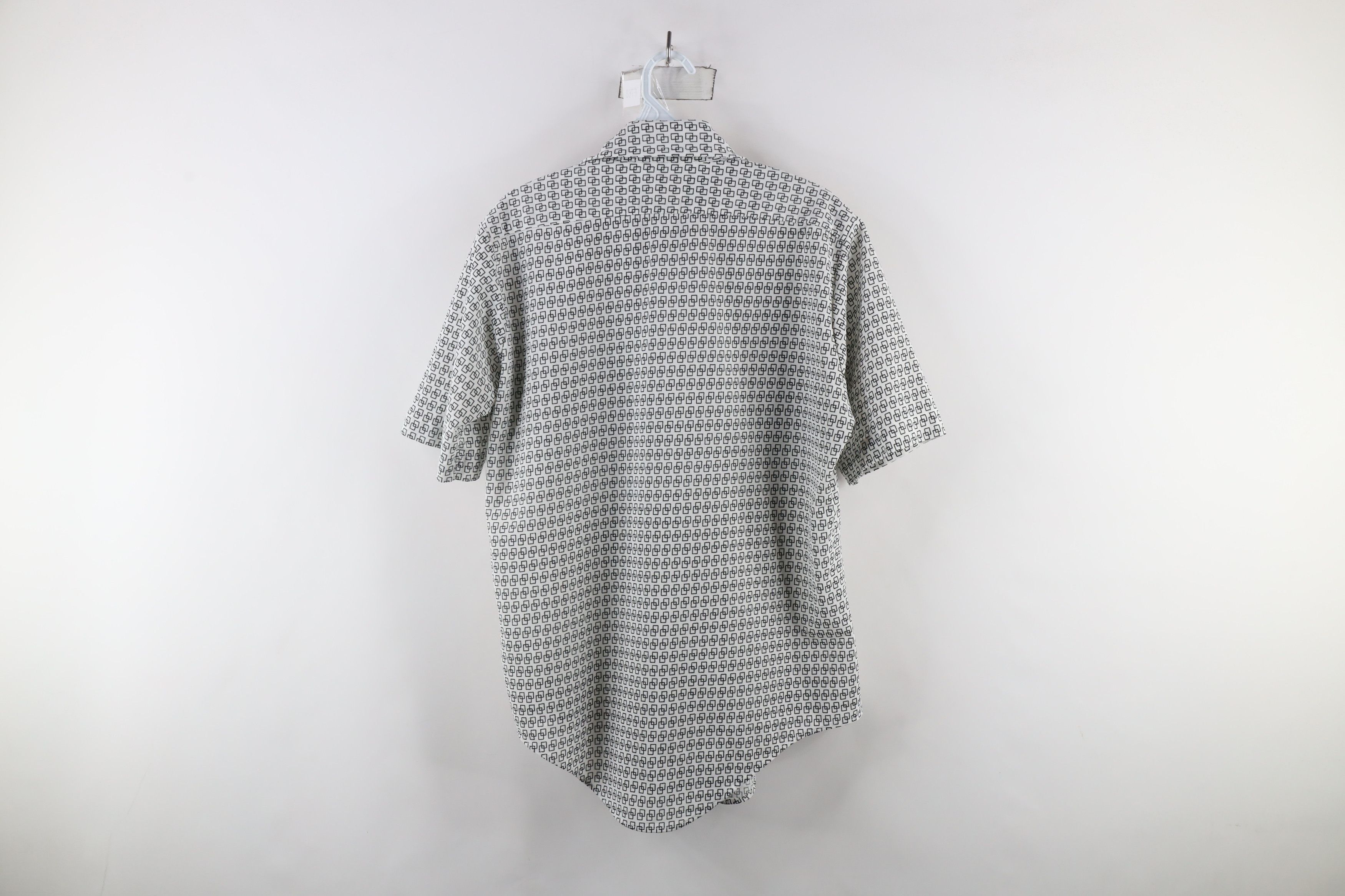 Vintage Vintage 60s 70s Streetwear Knit Short Sleeve Button Shirt Size US L / EU 52-54 / 3 - 7 Thumbnail