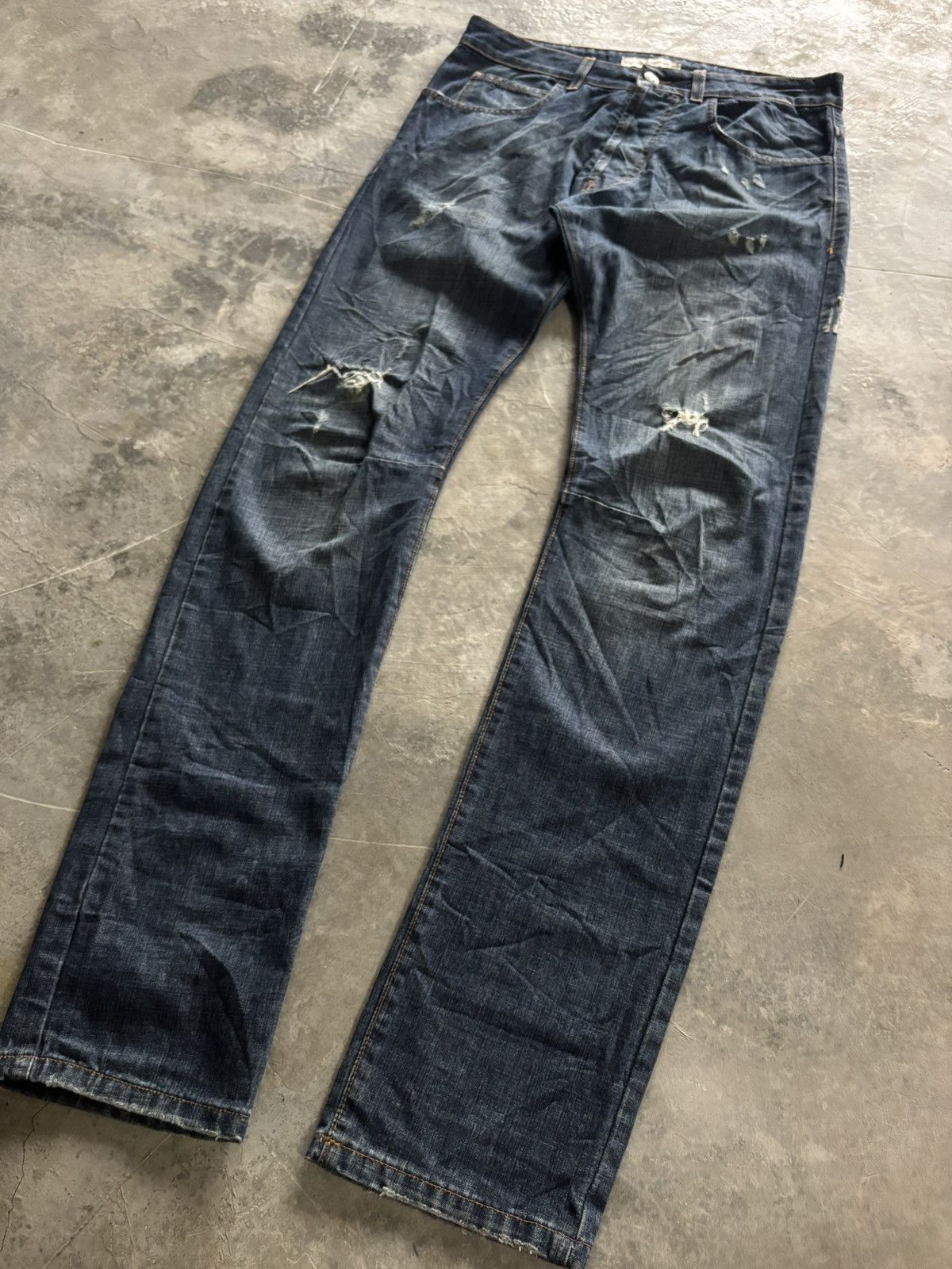 Pierre Balmain PIERRE BALMAIN SKINNY DISTRESSED DECARNIN HEDI SLIMANE STYLE Size US 32 / EU 48 - 16 Thumbnail