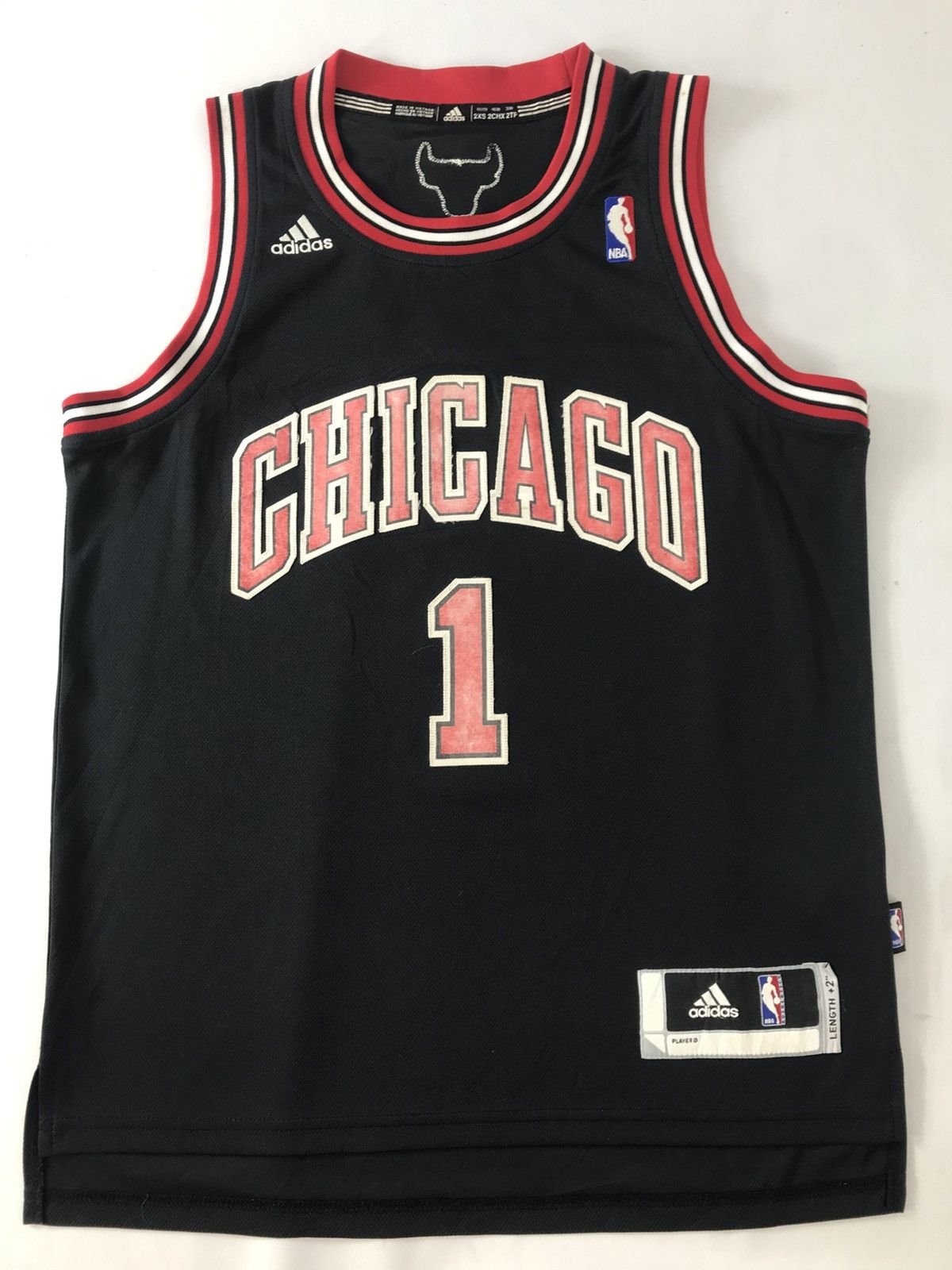 Adidas Adidas Derrick Rose Chicago Bulls NBA Tank Top Jersey Size US M / EU 48-50 / 2 - 3 Thumbnail