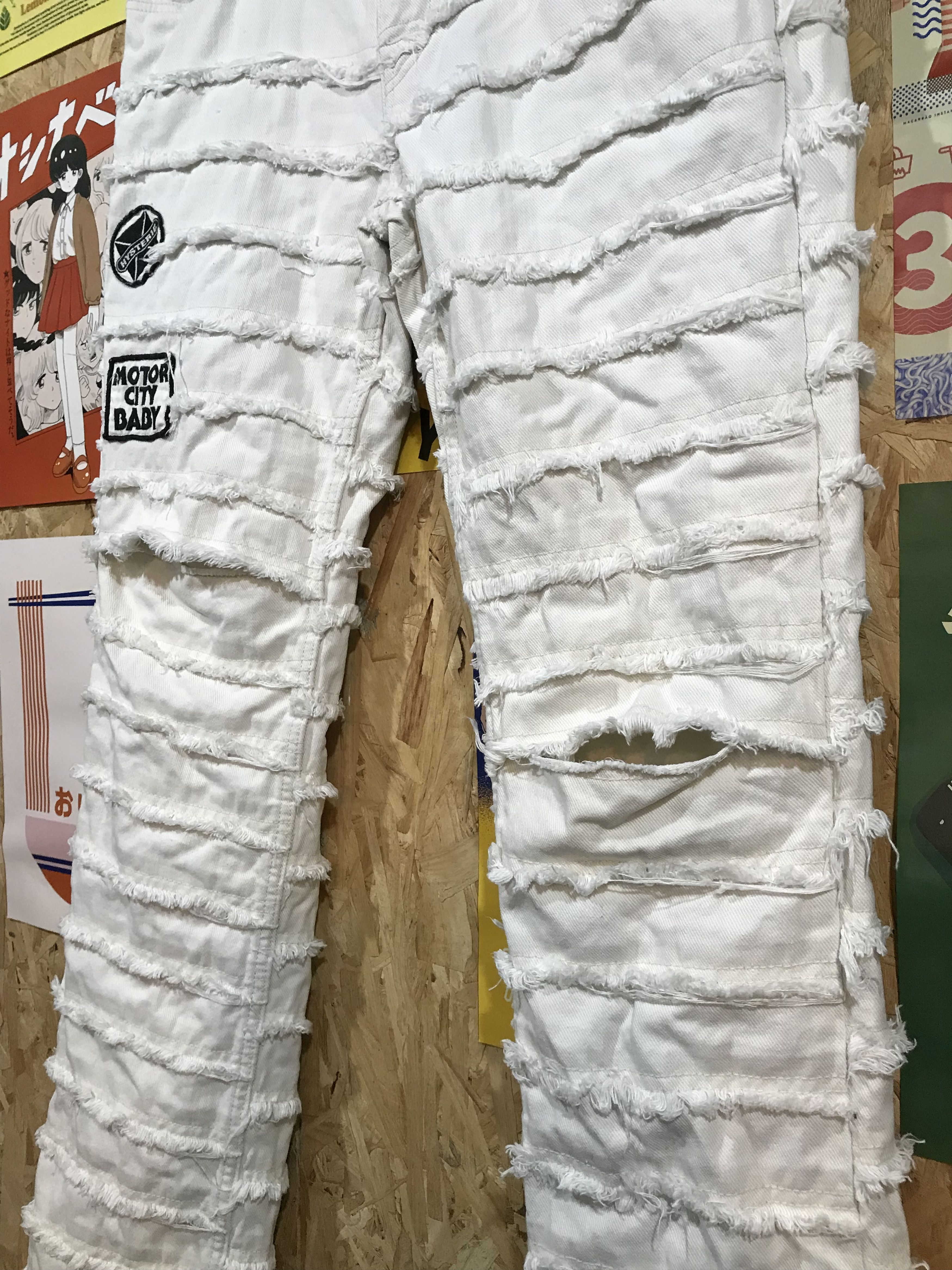 Hysteric Glamour Hysteric Glamour Kinky White With Patches Pants Size US 30 / EU 46 - 6 Thumbnail