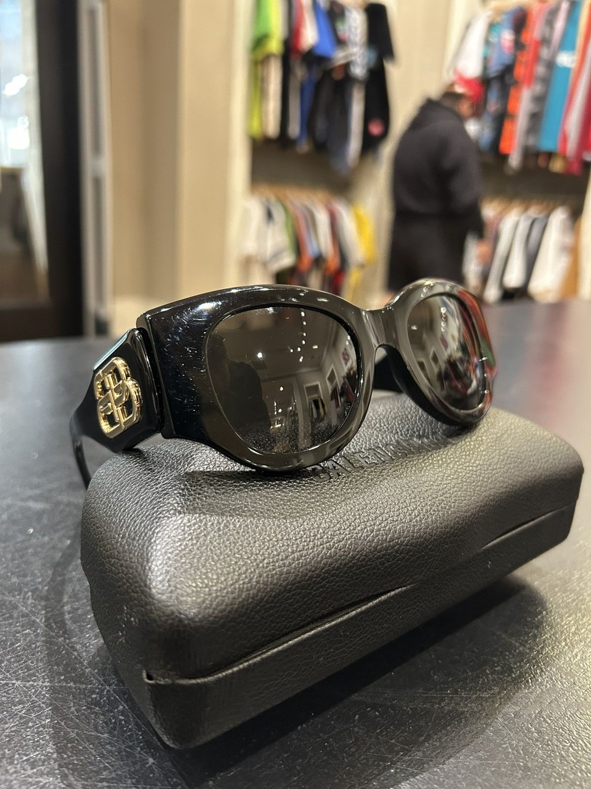 Balenciaga Balenciaga BB Round Sunglasses Size ONE SIZE - 1 Thumbnail