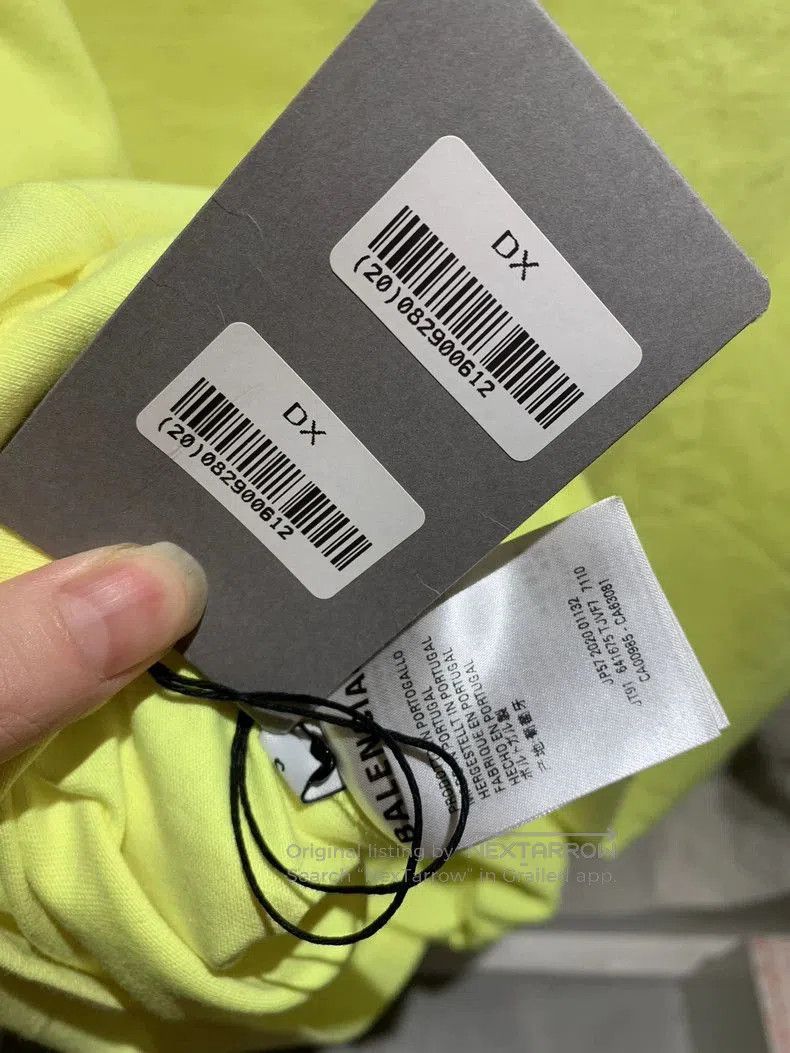 Balenciaga Balenciaga Yellow Coke Short Sleeve S. Size US S / EU 44-46 / 1 - 5 Thumbnail
