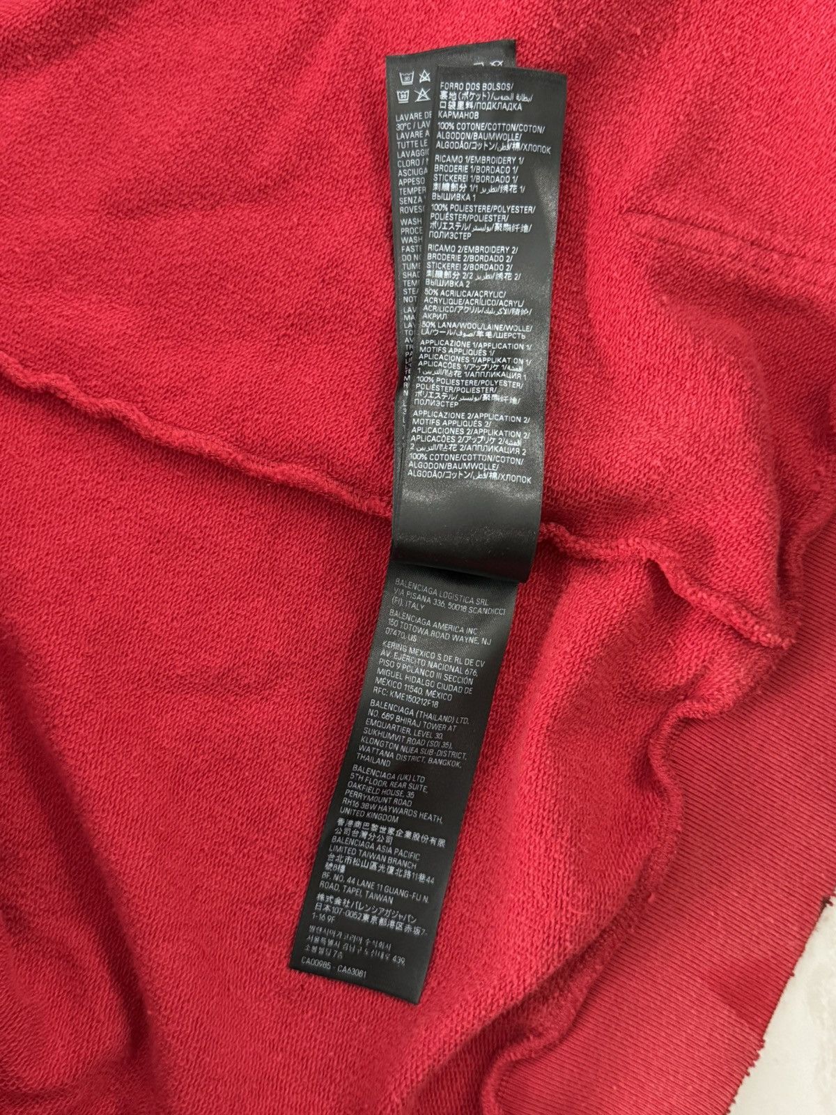 Balenciaga Balenciaga SS23 Red Skate Graffiti Zip Hoodie Sz.S Size US S / EU 44-46 / 1 - 14 Thumbnail