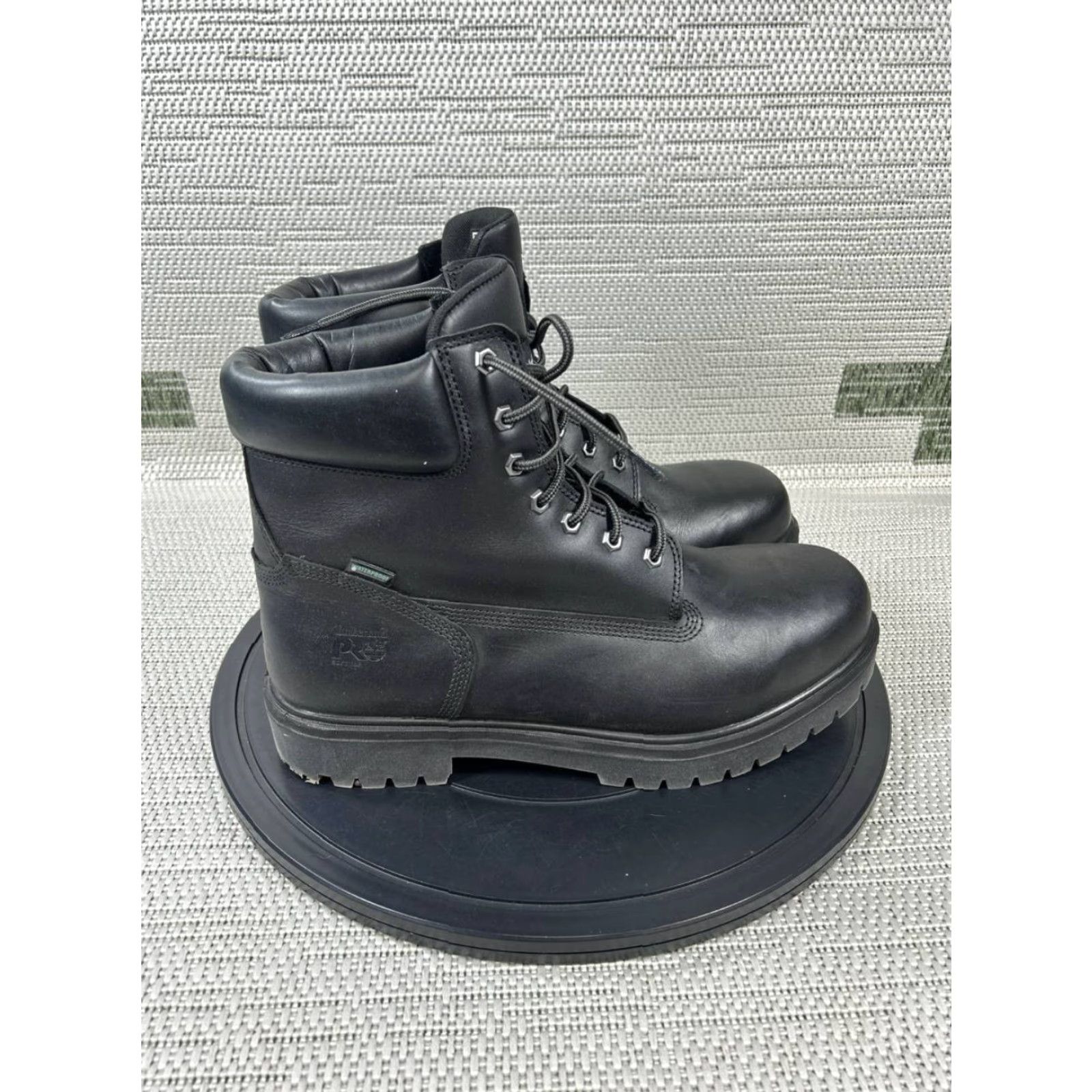 Timberland Timberland PRO Boots Mens Size 14 Wide Direct Attach Soft Toe Work Black Leather Pro Direct Attach 6" Boots Mens Size US 14 / EU 47 - 2 Thumbnail
