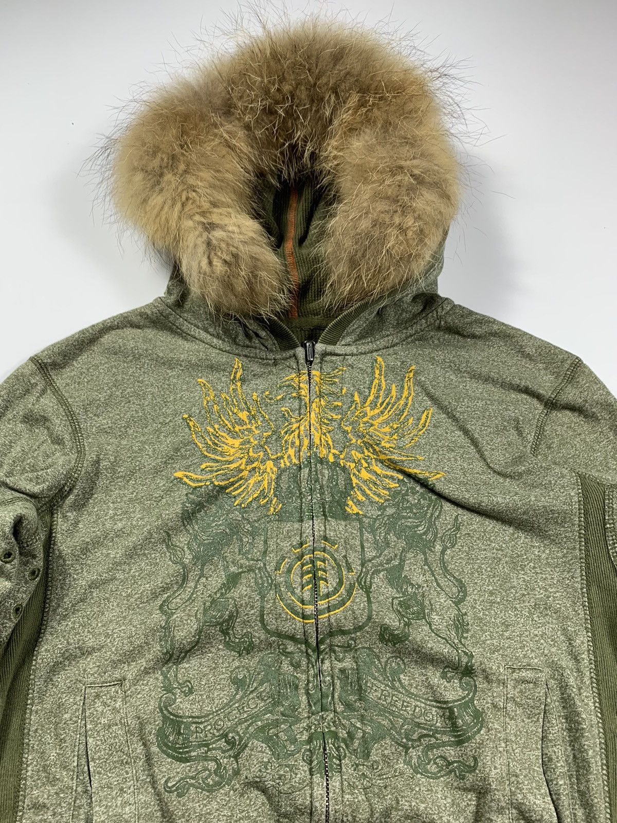 If Six Was Nine Element Faux Fur Zip Hoodie Jacket Size US S / EU 44-46 / 1 - 2 Thumbnail