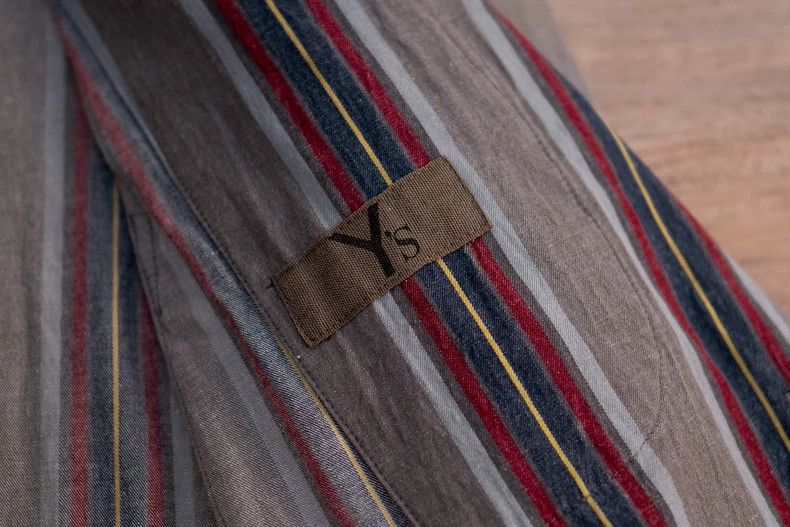 Yohji Yamamoto Yohji Yamamoto Washed cotton color-block striped four-pocke Size US M / EU 48-50 / 2 - 7 Thumbnail