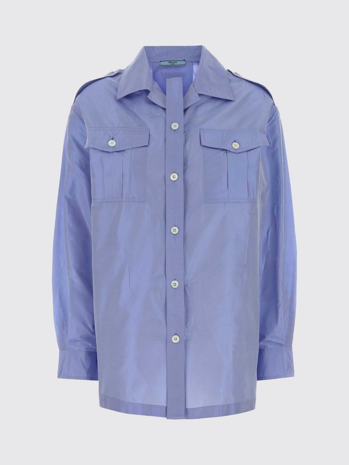 Prada Prada Shirt Woman Blue Size S / US 4 / IT 40 - 1 Preview