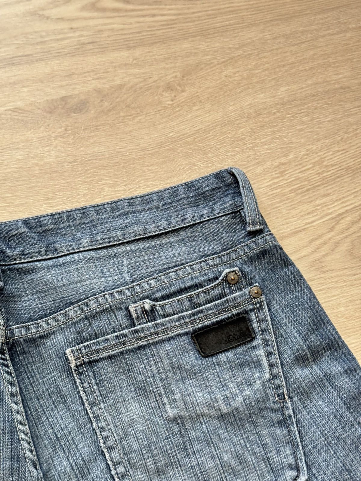 s.Oliver Vintage 00’s y2k S. Oliver Blue Baggy Japanese Garde Pants Size US 36 / EU 52 - 8 Thumbnail