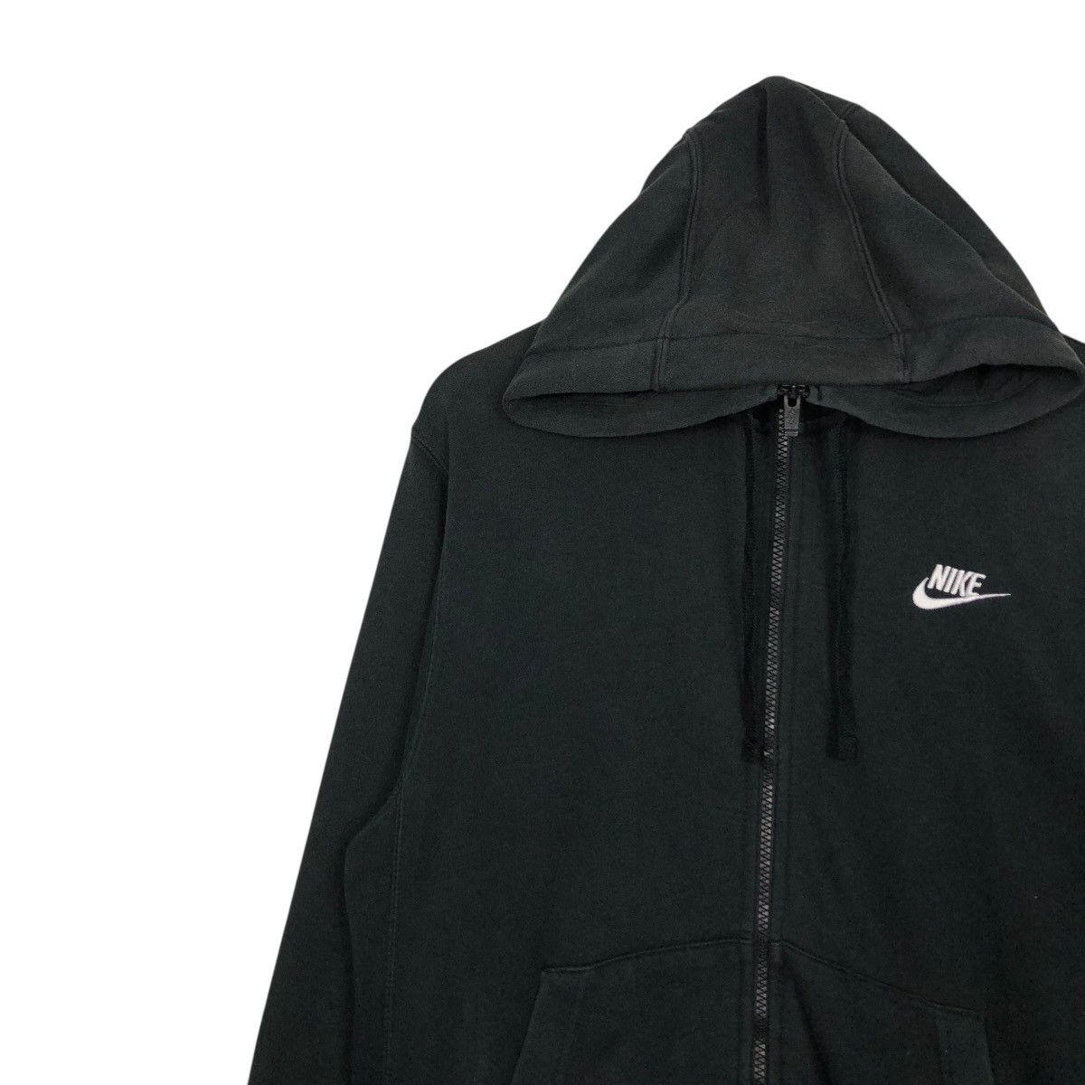 Nike 🔥RICH BLACK ZIPPER HOODIE NIKE SMALL PONY Size US M / EU 48-50 / 2 - 9 Thumbnail