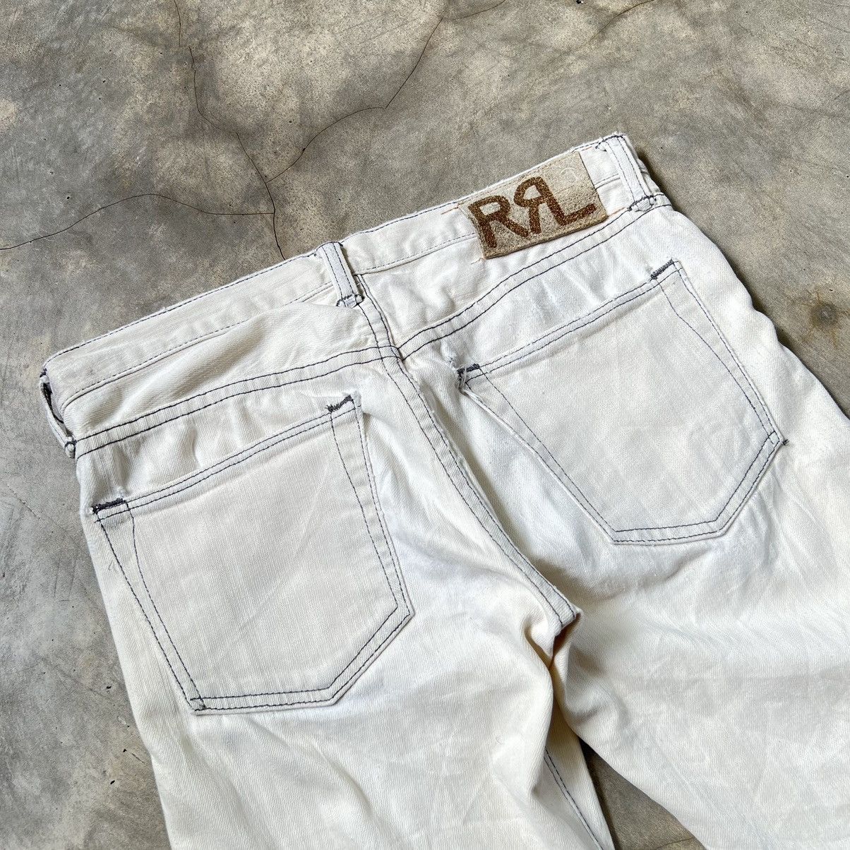 Polo Ralph Lauren Vintage RRL Ralph Lauren Distressed Jeans Pants Size US 27 - 4 Thumbnail
