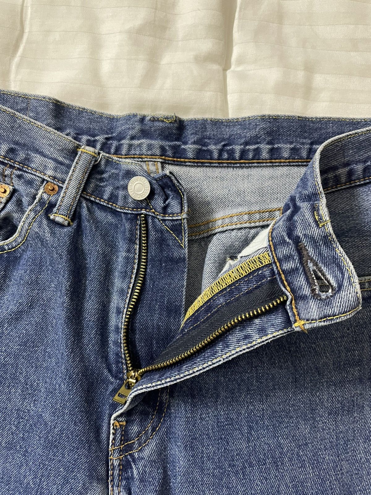 Handmade Vintage Custom Hand Made Matrix Custom Jeans Denim Size US 32 / EU 48 - 10 Thumbnail