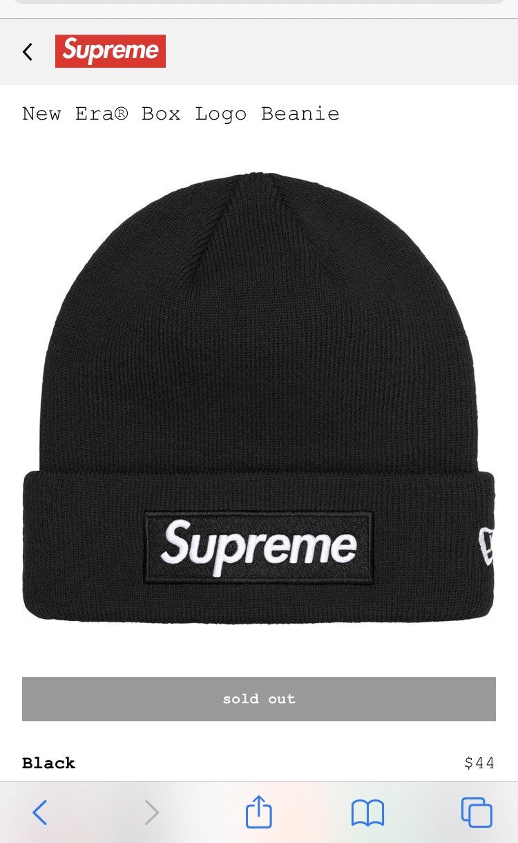 Supreme Supreme box logo beanie (Black) Size ONE SIZE - 1 Preview