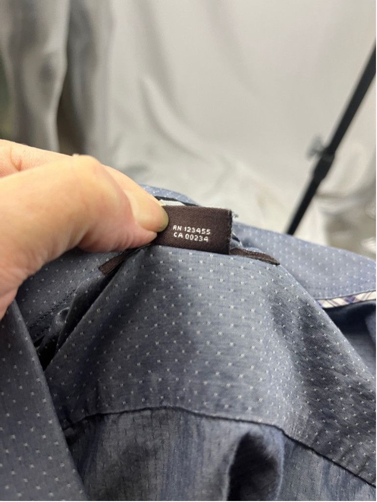 Black Brown 1826 Black Brown 1826 Micro-Dot Button-Up Shirt – Blue – Size S Size US S / EU 44-46 / 1 - 6 Thumbnail