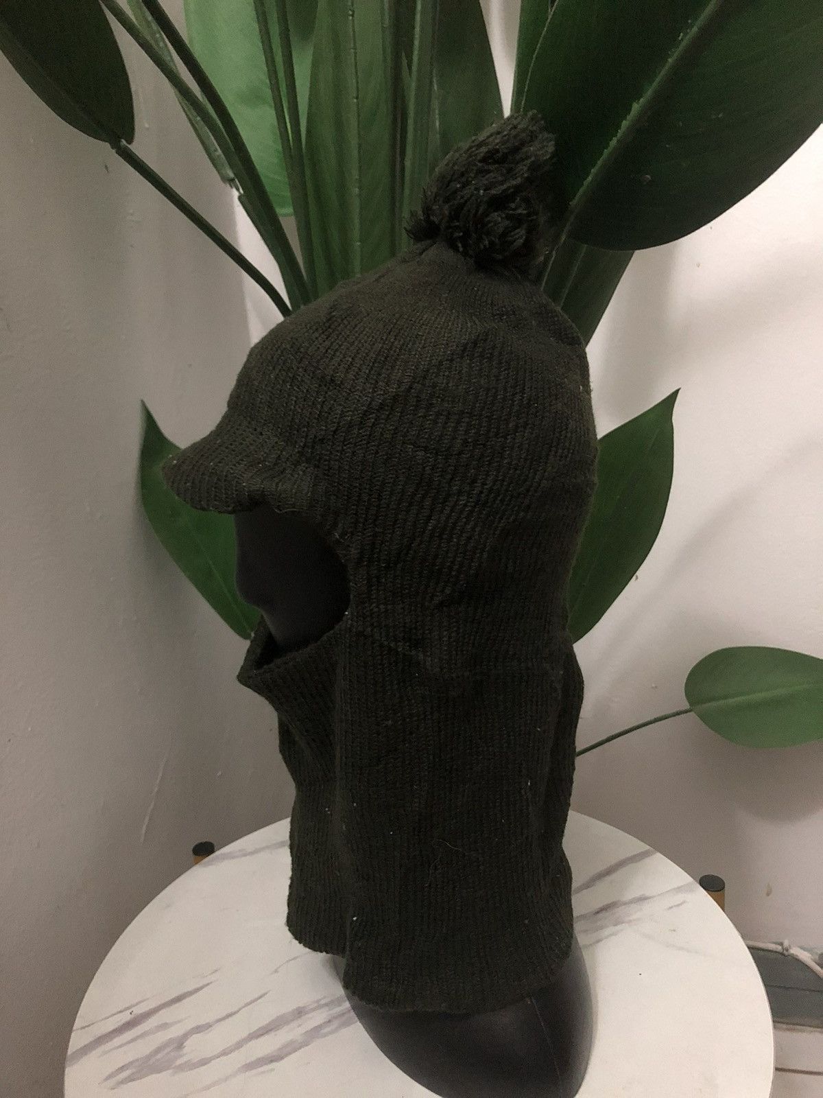 Vintage BALACLAVA BEANIE HAT GREEN ARMY Size ONE SIZE - 3 Thumbnail