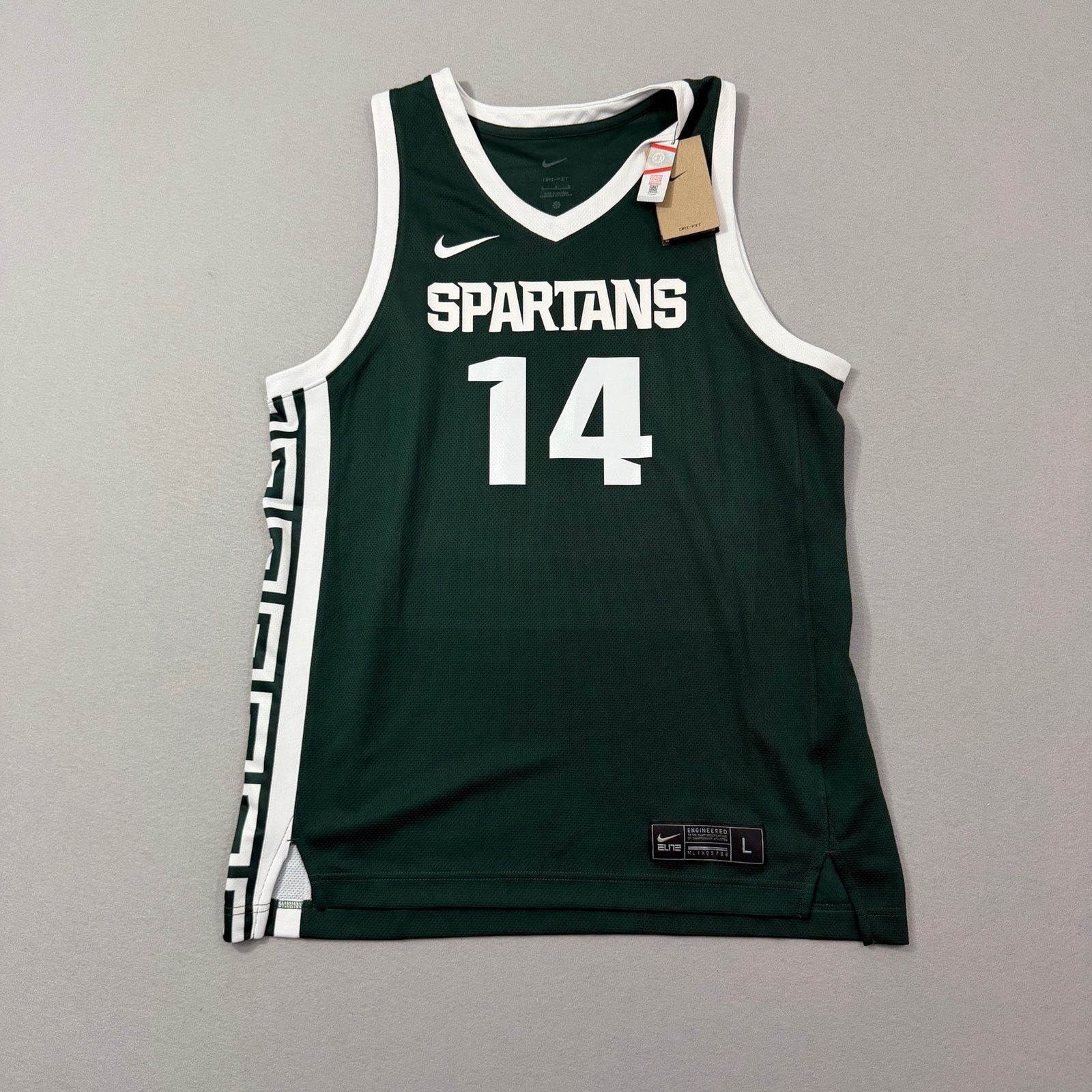 Nike Michigan State Spartans Davis Smith Basketball Jersey XL Size US XL / EU 56 / 4 - 1 Thumbnail