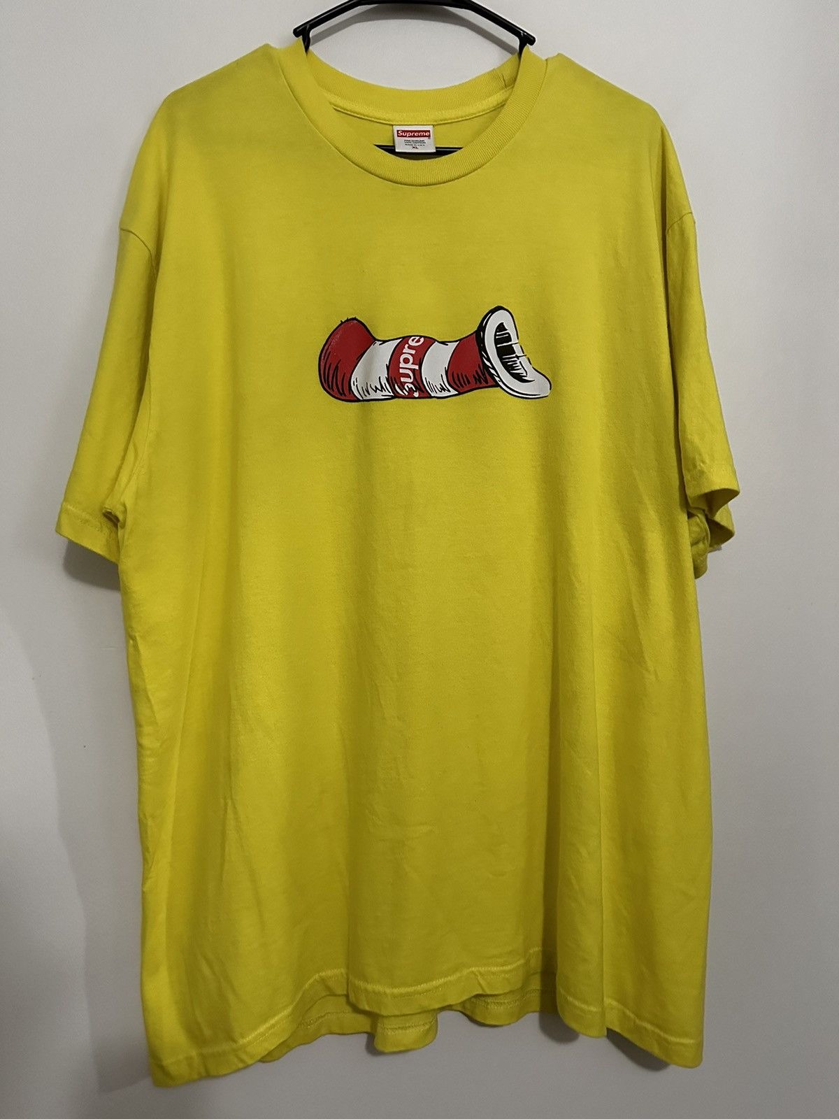 Supreme Supreme Cat In The Hat Tee Size US XL / EU 56 / 4 - 1 Thumbnail