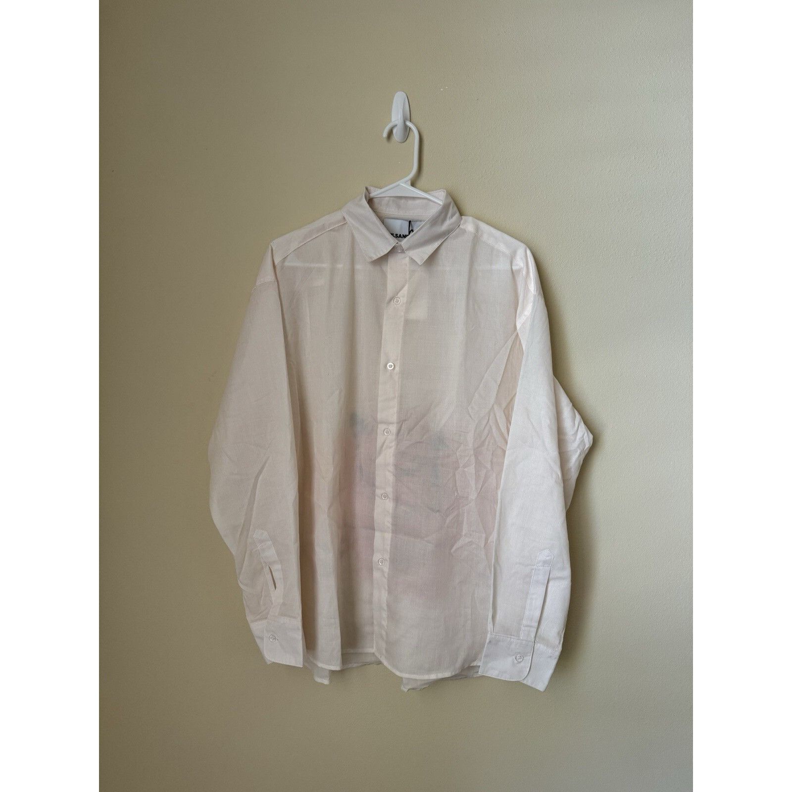 Jil Sander Jil Sander New Tiger Button Up Shirt Long Sleeve Off White X Size US XL / EU 56 / 4 - 3 Thumbnail