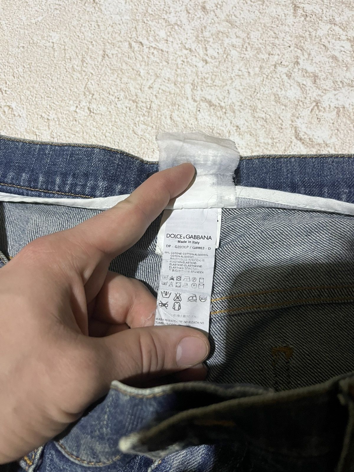 Dolce & Gabbana Dolce & Gabbana Archive Faded Blue Denim Jeans Y2K Size US 33 - 6 Thumbnail