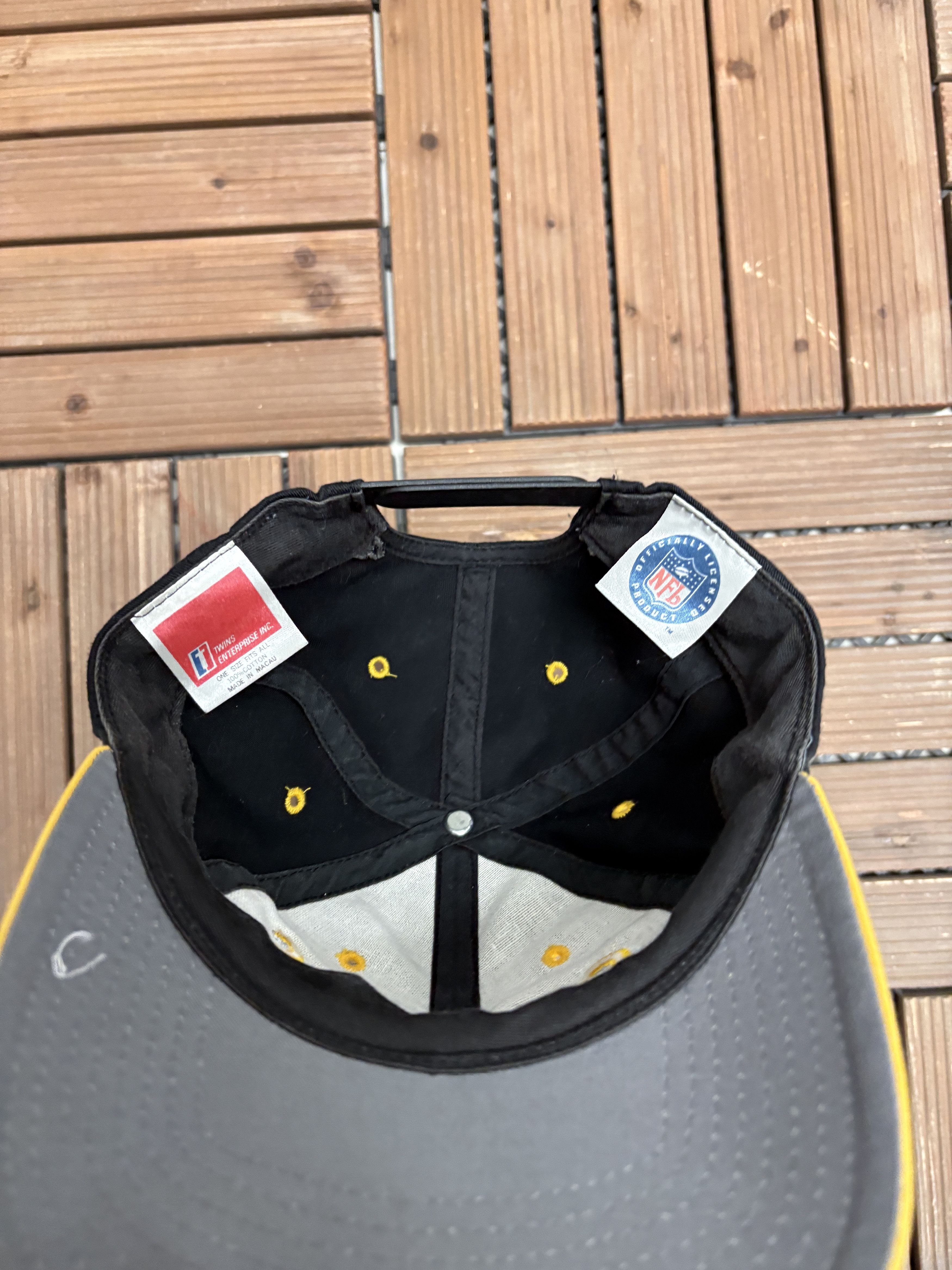 Vintage Pittsburgh Steelers Vintage Embroidered Snap Back Hat Size ONE SIZE - 6 Thumbnail