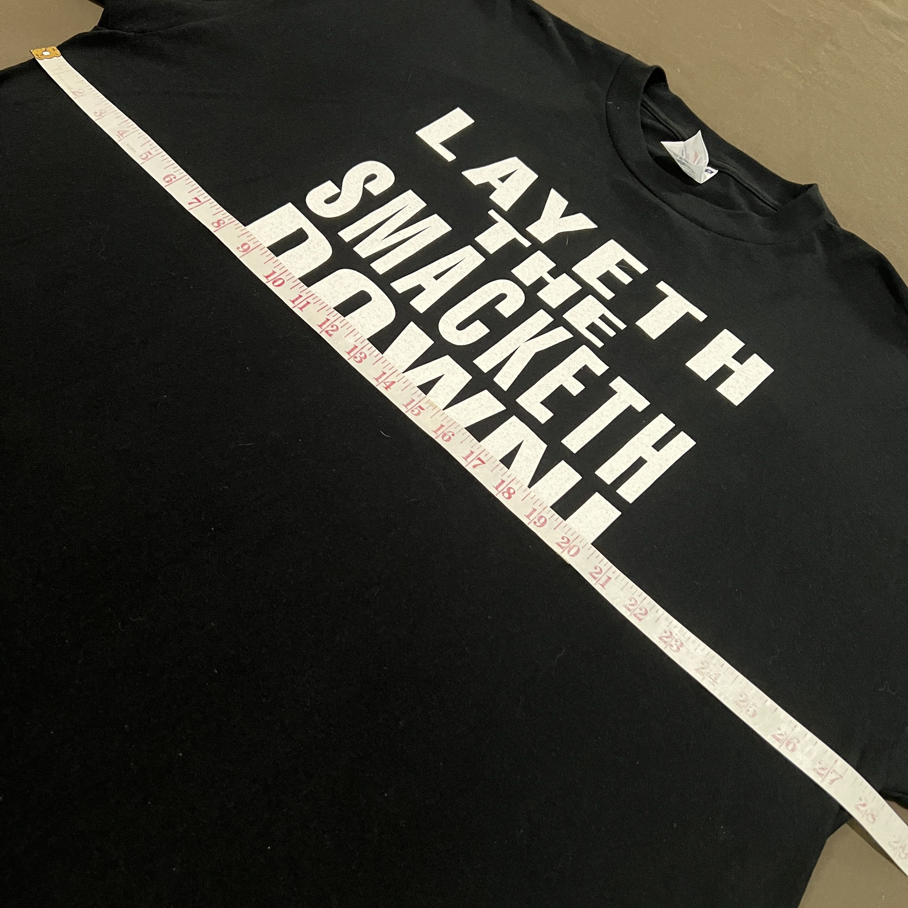 Vintage Vintage The Rock Layeth Smackdown Candyass Wrestling Tee Size US XXL / EU 58 / 5 - 6 Thumbnail