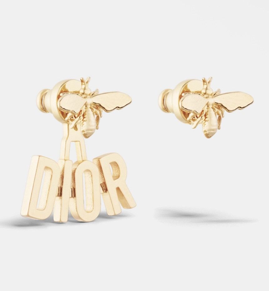Dior Dior DIO(R)EVOLUTION EARRINGS Gold-Finish Metal Size ONE SIZE - 2 Thumbnail