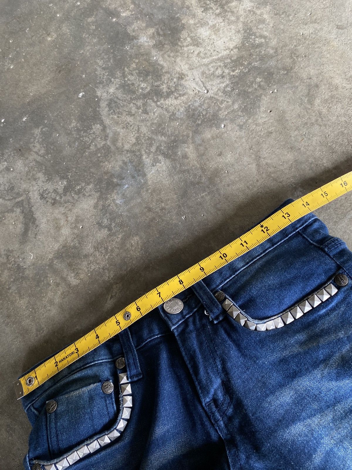 Japanese Brand BRUSH IFSIXWASNINE DENIM PANTS Size 27" / US 4 / IT 40 - 14 Thumbnail