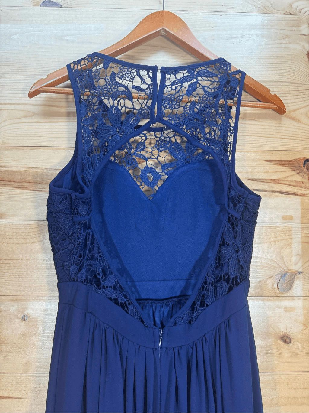 Lulus Lulus Size Medium Oak Elk Navy Blue Maxi Long Formal Dress Size M / US 6-8 / IT 42-44 - 7 Thumbnail