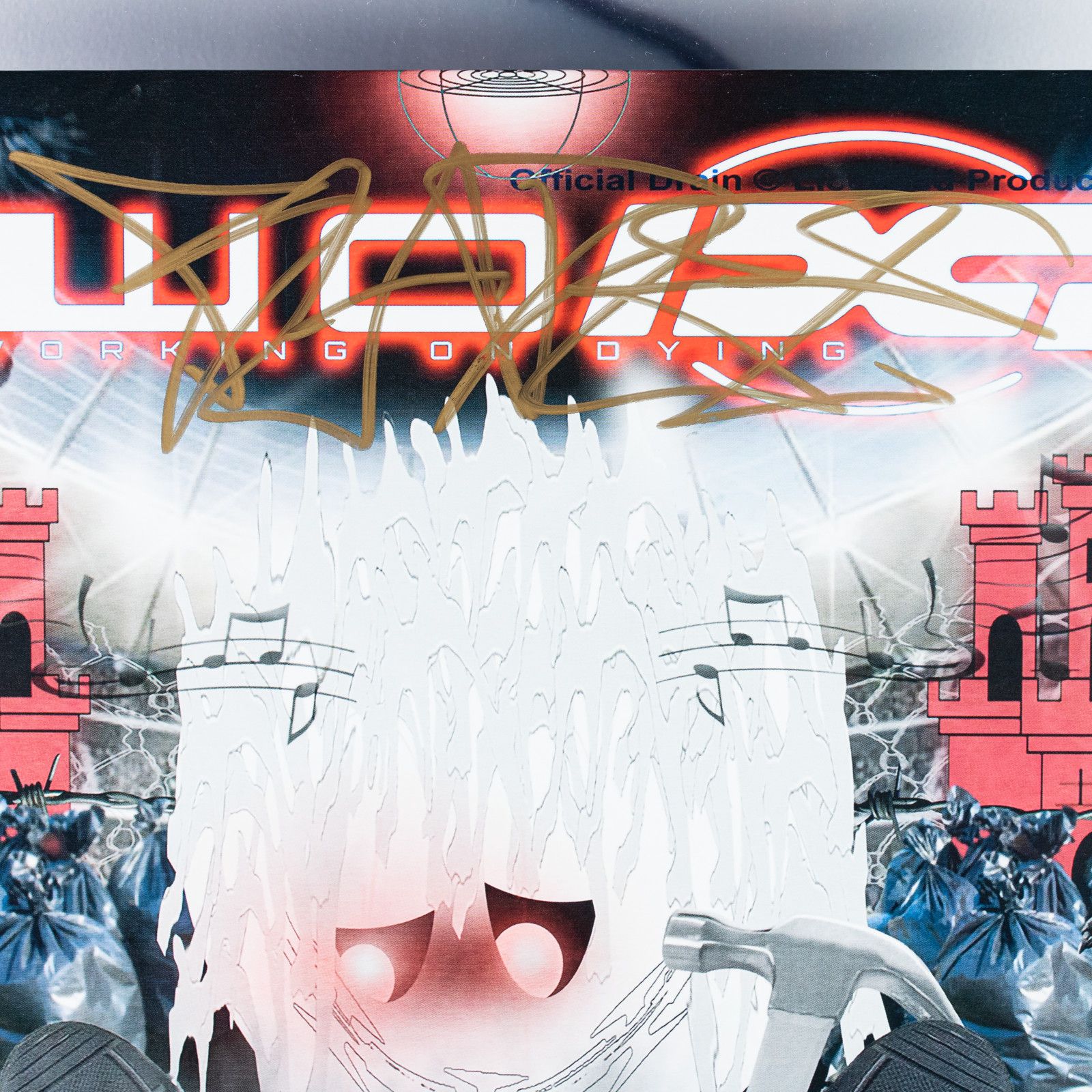 Drain Gang × Sad Boys BLADEE VINYL WORKING ON DYING SIGNED AUTOGRAPHED Ecco2k Size ONE SIZE - 2 Thumbnail