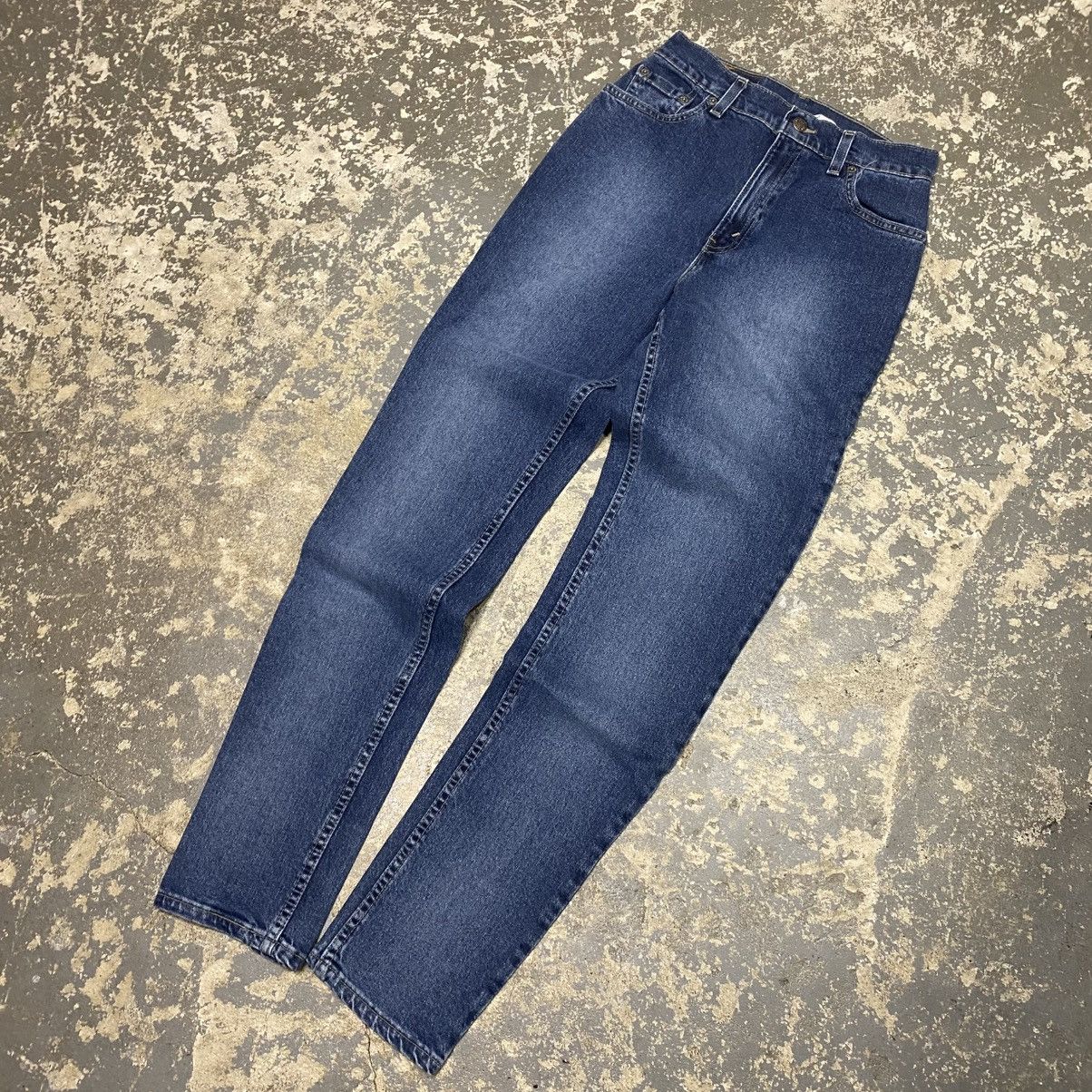 Japanese Brand × Levi's × Vintage Vintage Levis 550 Blue Lyora Denim Jeans USA 90s Size US 26 / EU 42 - 5 Thumbnail