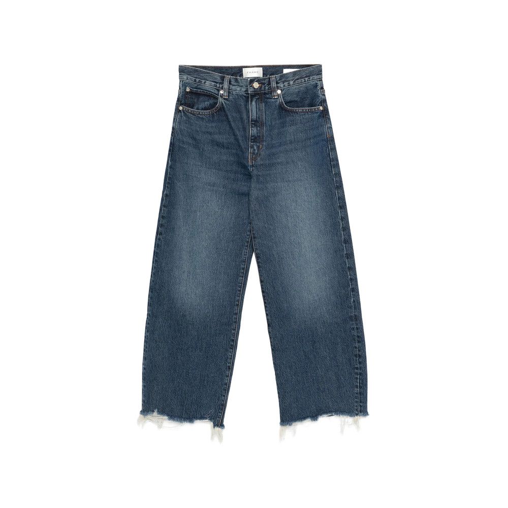 Frame Frame BLUE Denim - Wide-Leg Jeans Size 27" / US 4 / IT 40 - 1 Thumbnail