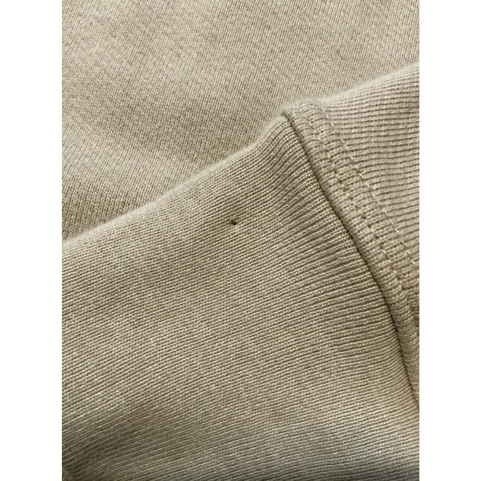John Elliott John Elliott Hoodie Villain Side Zip Pullover Sz.2 Men Khaki Beige Terry Fleece Size US XS / EU 42 / 0 - 7 Thumbnail