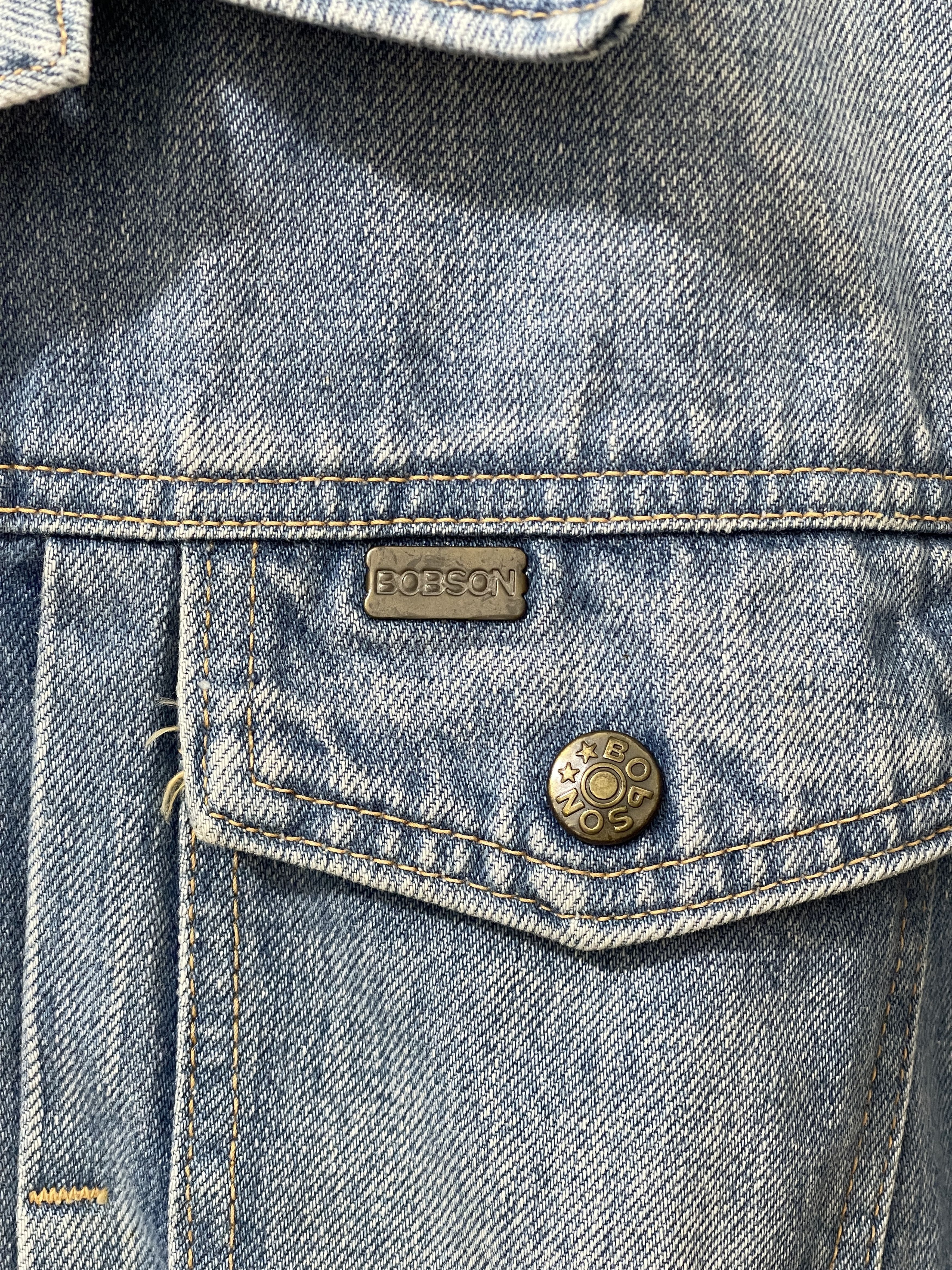 Tornado Mart Vintage Bobson 70s Japan Archive Denim Saddleman Jacket Size US S / EU 44-46 / 1 - 5 Thumbnail