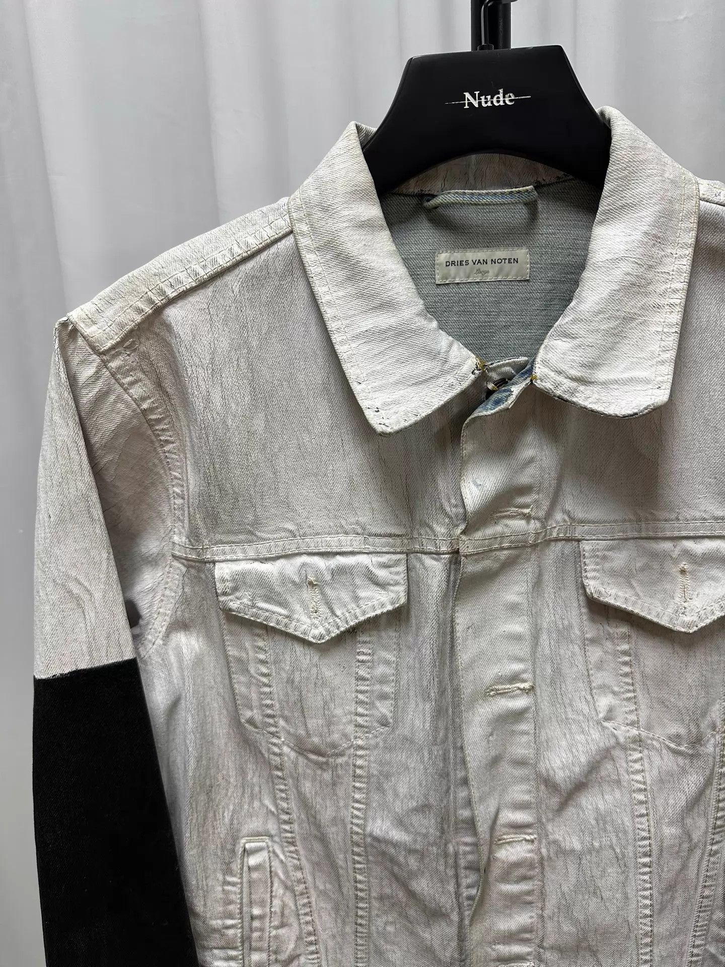 Dries Van Noten Dries Van Noten Waxed Denim Jacket L Size US L / EU 52-54 / 3 - 2 Thumbnail