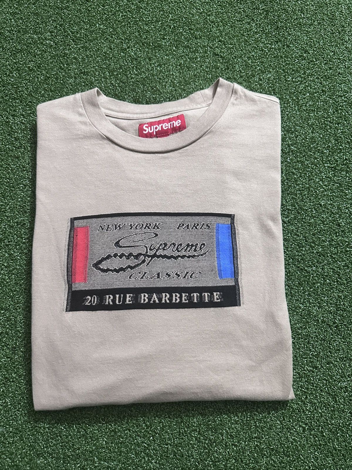 Supreme Supreme Intarsia Label Short Sleeve Tee Size US M / EU 48-50 / 2 - 1 Thumbnail