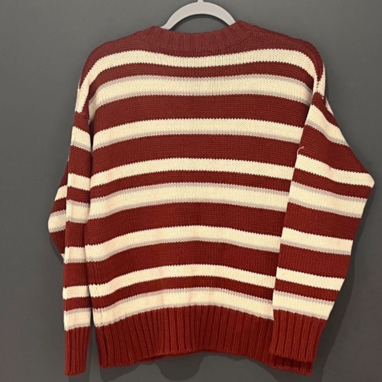 Other Cozy Striped oversized Sweater with Playful Fried Egg Accent Size S / US 4 / IT 40 - 4 Thumbnail