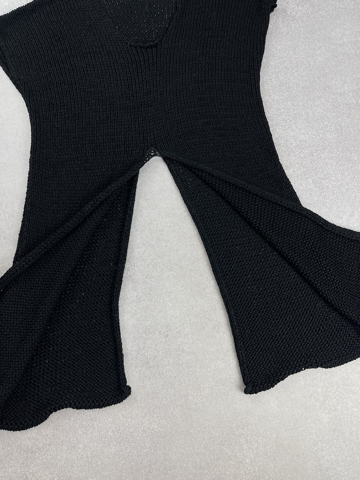 Designer Hebbeding Asymmetric Black Sweater Cardigan Size 3 Size L / US 10 / IT 46 - 6 Thumbnail