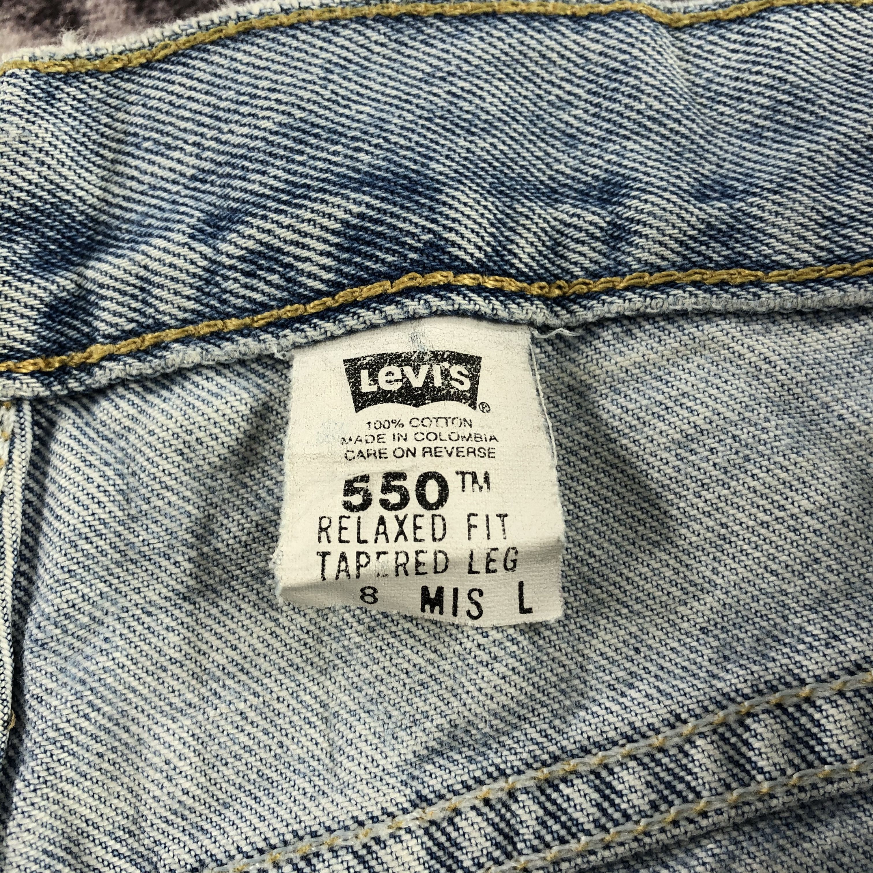 Levi's × Vintage Vintage 90s Light Wash Levis 550 Jeans-JM3003 Size US 28 / EU 44 - 12 Thumbnail