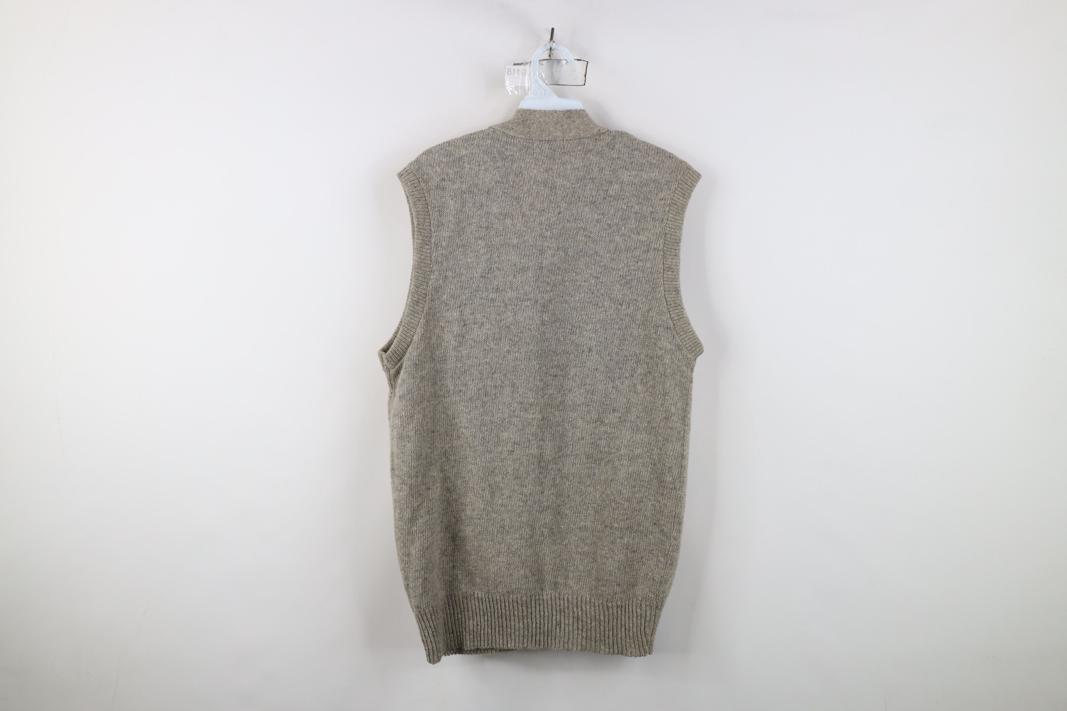 Vintage Vintage 50s 60s Streetwear Cardigan Sweater Vest USA Gray Size US M / EU 48-50 / 2 - 9 Thumbnail