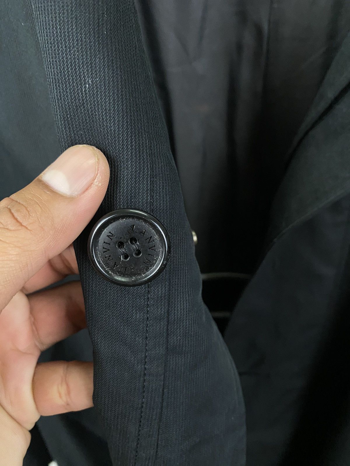 Japanese Brand × Lanvin ✅️Lanvin Collection Long Jacket Black Size US L / EU 52-54 / 3 - 8 Thumbnail