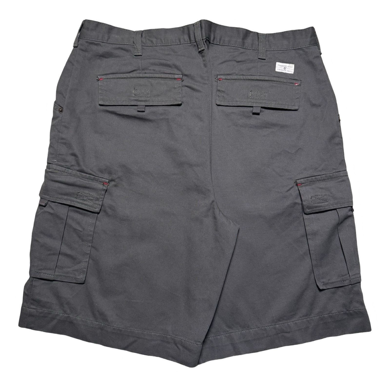 Timberland Timberland Straight Twill Gray Wash Cargo Shorts Baggy 36 Size US 36 / EU 52 - 7 Thumbnail